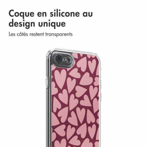 imoshion Coque Design Apple iPhone SE (2022 / 2020) / 8 / 7 - Hearty Blush