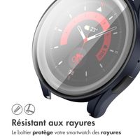 imoshion Coque rigide à couverture complète Samsung Galaxy Watch 5 - 40 mm - Bleu foncé