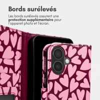 imoshion Étui de télephone portefeuille Design Apple iPhone 17 - Hearty Blush