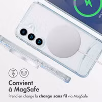 imoshion Coque MagSafe avec cordon amovible pour Samsung Galaxy S24 / S25 - Transparant