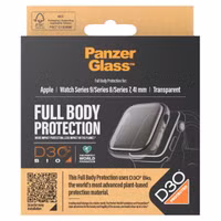 PanzerGlass Protection intégrale D3O® Bio Case Apple Watch Series 7 / 8 / 9 (41 mm) - Transparent