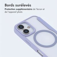 imoshion Bookcase transparente avec MagSafe Apple iPhone 16 - Lilas