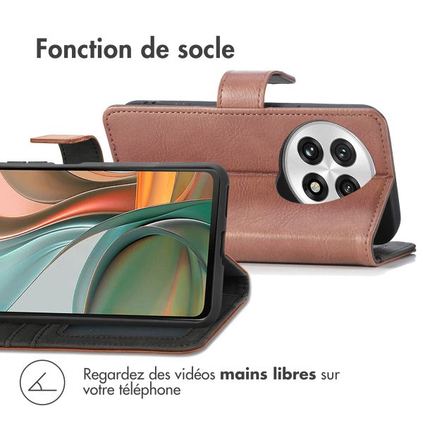 imoshion Étui de télephone portefeuille OnePlus 13 - Marron