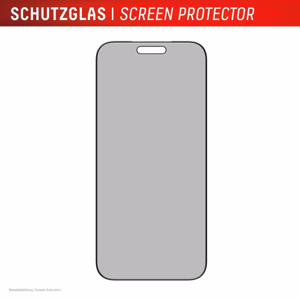 Displex Protection d'écran en verre trempé Privacy Apple iPhone 17 Pro Max