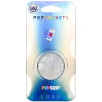 PopSockets Luxe PopGrip - Acetate Pearl Blanc