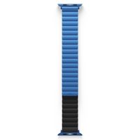 Uniq Bracelet Revix réversible Apple Watch Series 1 t/m 11 / SE / Ultra (44/45/46/49 mm) - Caspian (Blue/Black)