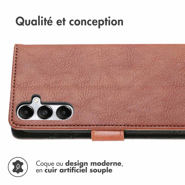 imoshion Étui de télephone portefeuille Samsung Galaxy A17 - Marron
