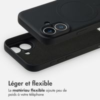 imoshion Coque Couleur avec MagSafe Apple iPhone 17 - Noir