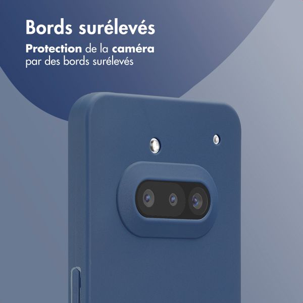 imoshion Coque Couleur Nothing Phone (3a) - Bleu foncé