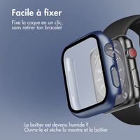 imoshion Coque rigide à couverture complète Apple Watch Series 7 / 8 / 9 - 41 mm - Bleu foncé