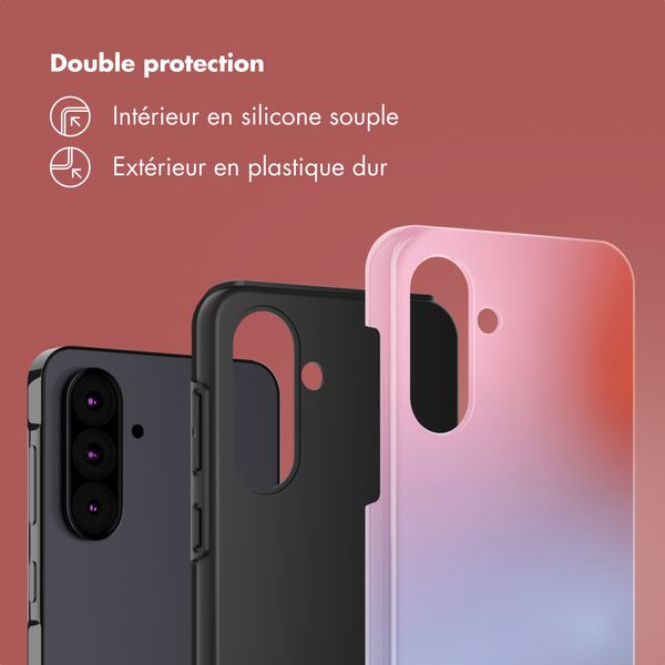 Selencia Coque arrière Vivid Samsung Galaxy A36 / A56 - Gradient Soft Blush