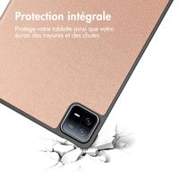 imoshion Coque tablette Trifold Xiaomi Pad 6 / 6 Pro - Rose Doré