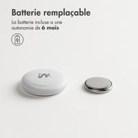 imoshion Mini Tag - Tracker Bluetooth pour iOS - 2 pack - Blanc