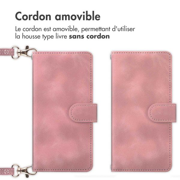 imoshion Etui de télephone portefeuille avec cordon Samsung Galaxy A35 - Rose