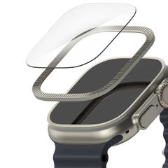 Ringke Bezel Styling + Protection d'écran Apple Watch Ultra - 49 mm - Fluted Titanium