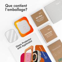 Accezz Protecteur d'écran en verre trempé avec applicateur Apple Watch Ultra 1 / 2 / 3 - 49 mm