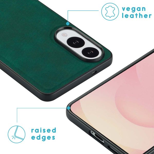 imoshion Etui de télephone luxe 2-en-1 amovible Samsung Galaxy S25 Edge - Vert foncé