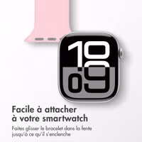 imoshion Bracelet infirmier en silicone Apple Watch Series 1 t/m 9 / SE (38/40/41 mm) | Series 10 / 11 (42 mm) - Rose