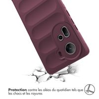 imoshion Coque arrière EasyGrip Oppo Reno 11 - Aubergine