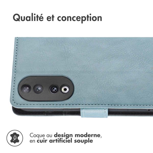 imoshion Étui de téléphone portefeuille Luxe Honor 90 Pro - Bleu clair