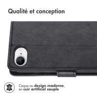imoshion Étui de télephone portefeuille Apple iPhone 16e - Noir