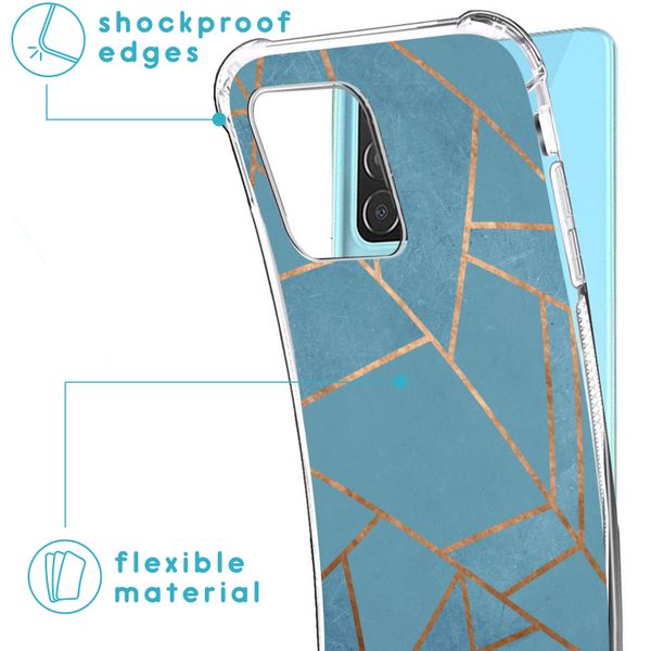 imoshion Coque Design avec cordon Samsung Galaxy A52(s) (5G/4G) - Blue Graphic