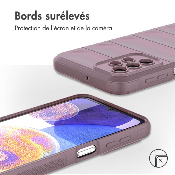 imoshion Coque arrière EasyGrip Samsung Galaxy A23 (5G) - Violet