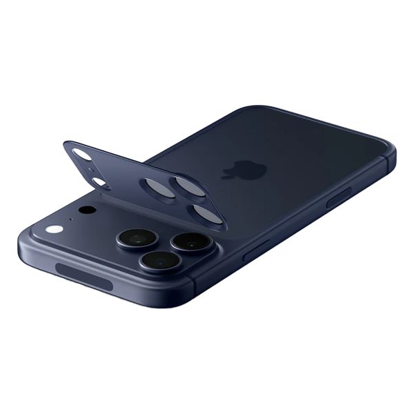 Spigen GLAStR EZ Fit Optik protection caméra pour Apple iPhone 17 Pro - Blue