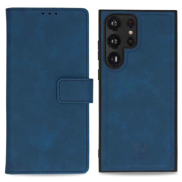 imoshion Etui de télephone luxe 2-en-1 amovible Samsung Galaxy S23 Ultra - Bleu