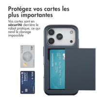 imoshion Coque arrière avec porte-cartes Apple iPhone 17 Pro - Bleu foncé