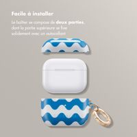 Selencia Coque Vivid Apple AirPods 3 - Wave Vibes Classic Blue