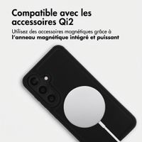 Accezz Coque arrière Edge avec MagSafe Samsung Galaxy S25 - Noir