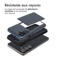 imoshion Coque arrière avec porte-cartes Samsung Galaxy S25 FE - Bleu foncé