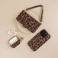 Selencia Coque Sabi imprimé panthère avec MagSafe Apple iPhone 17e / 16e - Mocha Brown