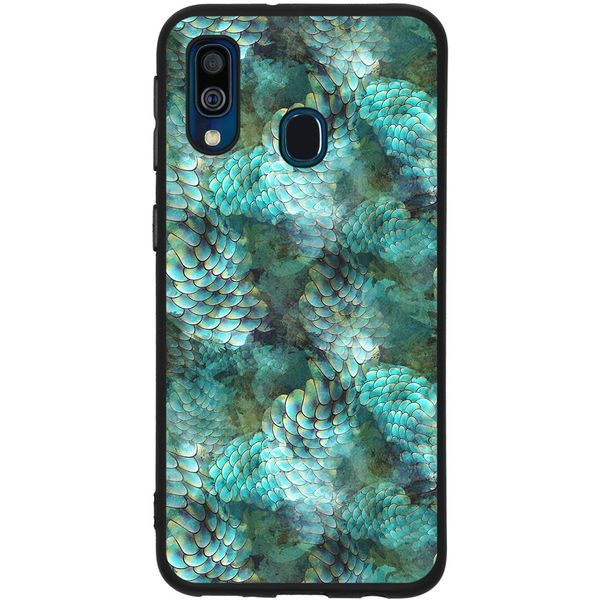 Coque design Color Samsung Galaxy A40 - Green Deco