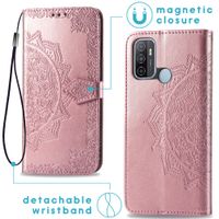 imoshion Etui de télephone Mandala Oppo A53 / Oppo A53s - Rose Doré