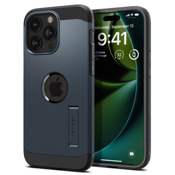 Spigen Coque Tough Armor MagSafe Apple iPhone 15 Pro - Metal Slate