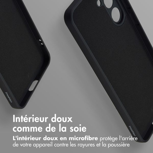 imoshion Coque Couleur avec MagSafe Samsung Galaxy S25 FE - Noir