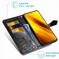 imoshion Etui de télephone Mandala Xiaomi Poco X3 (Pro) - Noir