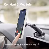 Accezz Coque Clear avec MagSafe pour l'Apple iPhone 13 Pro Max - Transparent
