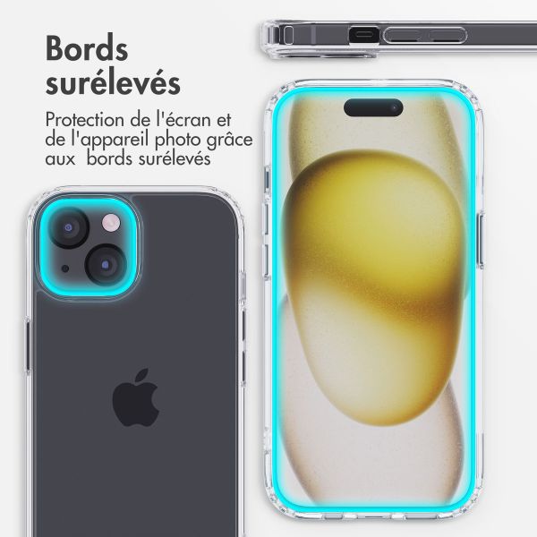 imoshion Coque Stand Apple iPhone 15 - Transparent