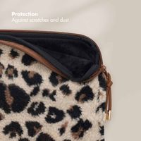 Selencia Pochette ordinateur Teddy 13-14 pouces - Leopard