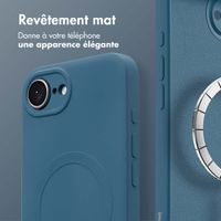 imoshion Coque Couleur avec MagSafe iPhone 16e - Bleu foncé