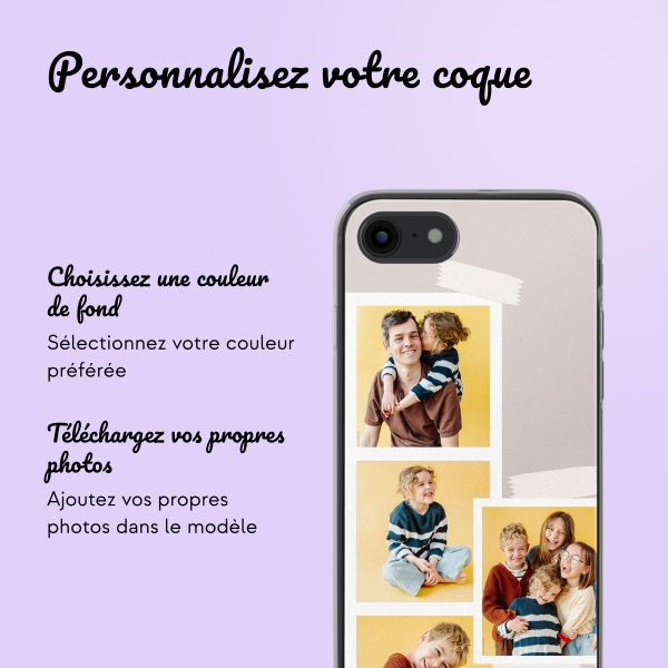 Coque avec votre propre photo et/ou texte Apple iPhone SE (2022 / 2020) / 8 / 7 - Filmrol nummer 1