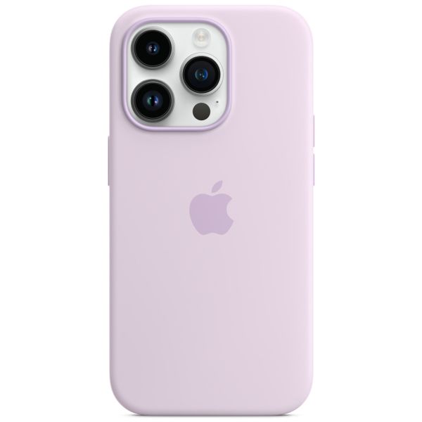 Apple Coque en silicone MagSafe Apple iPhone 14 Pro - Lila