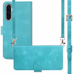 imoshion Etui de télephone portefeuille avec cordon Samsung Galaxy A36 - Turquoise
