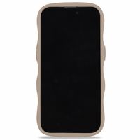 Holdit Coque Wavy Apple iPhone 14/15 Plus - Mocha Brown / Transparent