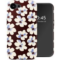 Selencia Coque arrière Vivid avec MagSafe Apple iPhone 16e - Choco Flower Pop