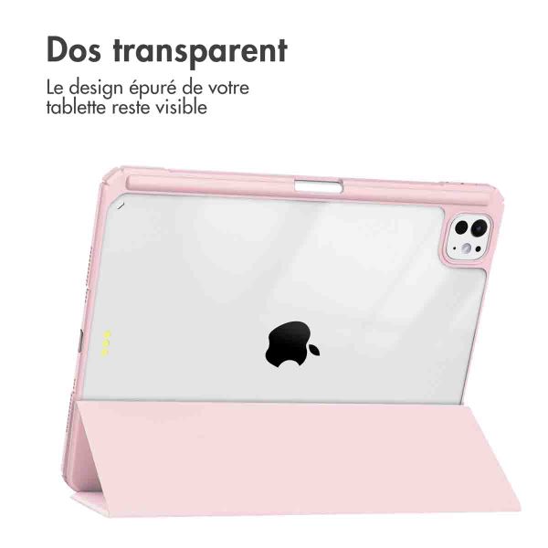 imoshion Coque tablette rigide Trifold Apple iPad Pro 13 (2024) M4 - Rose
