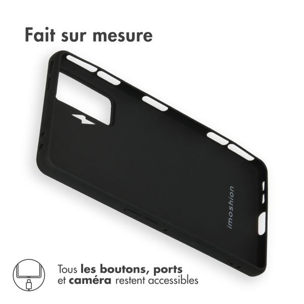 imoshion Coque Couleur Xiaomi Poco F4 GT 5G - Noir